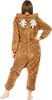 Piżama damska męska ciemna renifer prezent kigurumi onesie Podgląd zdjęcia produktu 4
