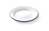 12x Emaillie Teller flach, weiß blau Ø 24 cm Produktbild-Vorschau 4