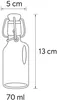 Mini Glas-Bügelflaschen – Set mit 6 – 70 ml – Luftdicht mit Produktbild-Vorschau 2