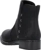 A rear view of a black leather boot. Náhled obrázku produktu