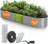 TTL GARDEN Hochbeet SPIRIT XL 320x80x45cm Silber – Metall Produktbild-Vorschau 1