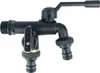 INF Rubinetto dell'acqua con due uscite e valvola Rame Anteprima dell’immagine prodotto 1