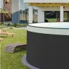 Stahlwandpool Set (3-teilig) hoch rund 350 x 90 cm, Stahl Produktbild-Vorschau 10