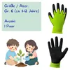 Arbeitshandschuhe Kinder Latex Gartenhandschuhe Kinder Gr.6 Produktbild-Vorschau 2