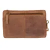 Große Herren echt Leder Handgelenktasche Herrenhandtasche Produktbild-Vorschau 5