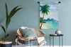 MuchoWow® Wandteppich Wandbehang Strand - Palme - Berg Produktbild-Vorschau 5