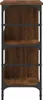 vidaXL Příborník hnědý dubový vzhled 102x32x73,5 cm Náhled obrázku produktu 5