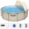 Bestway Power Steel Swimmingpool-Set mit Dach 396x107 cm Produktbild-Vorschau 4