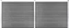 vidaXL Zaunelement Set WPC 353x146 cm Grau Produktbild-Vorschau 8