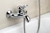 KIRKÉ WHITE vaňová batéria, chróm/biela Náhľad obrázku produktu 2