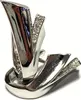 Ohrring 925/- Silber rhodiniert Zirkonia Creole Glanz Produktbild-Vorschau 1