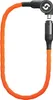 A close-up shot of an orange bicycle lock with black accents. Náhled obrázku produktu