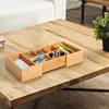 HOMCOM Opbergbox, sorteerbox, ladeorganizer, uitschuifbaar, Productafbeelding-voorbeeld 2