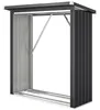 Outsunny, buitenopslag voor hout, staal, 150 x 66,5 x 150 Productafbeelding-voorbeeld 1