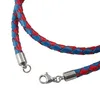 Lederkette Lederband Herren Halskette Rot Blau 17-100 cm Produktbild-Vorschau 2
