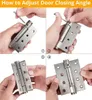 2x Edelstahl Pendeltürscharnier Saloontür Pendeltürband Produktbild-Vorschau 6