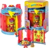 A product shot of a SuperThings Rivals of Kaboom toy set, including the packaged item and two opened versions of the toy. Náhled obrázku produktu