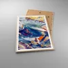 Gerahmtes Poster - Rahmen in heller Eiche - Die Farben Produktbild-Vorschau 3
