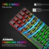 60% Mechanische Tastatur-Maus-Sets, Kompakt 62 Tasten, Typ Produktbild-Vorschau 5