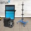 Bituxx Felgenbaum mit Rollen Stabiler Reifenständer für 4 Produktbild-Vorschau 7