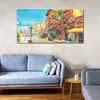 Coloray Glasbild 140x70  Wandbild Glasbilder Haus Straße Produktbild-Vorschau 4
