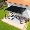 PRIMEYARD Terrassenüberdachung 3x4 m Aluminium Pfosten mit Produktbild-Vorschau 3