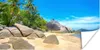 MuchoWow® Poster Strand - Tropen - Meer - Pflanzen 40x20 cm Produktbild-Vorschau 1