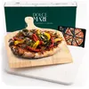 DOLCE MARE Pizzastein beige Inkl. Holz-Pizzaschieber - Produktbild-Vorschau 1