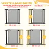 PawHut Hunde Türschutzgitter, Treppengitter, 75-103 cm Produktbild-Vorschau 6