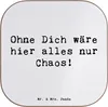 Mr. & Mrs. Panda Holzuntersetzer Spruch Reinigungskraft Produktbild-Vorschau 1