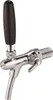 A close-up studio shot of a beer tap with a black handle. Produktbild-Vorschau