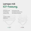 Spectrum LED Filament Glühbirne 4W = 40W E27 Glühlampe Produktbild-Vorschau 12