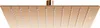 Mexen Slim Kopfbrause 25 x 25 cm, Rosa Gold - 79125-60 Produktbild-Vorschau 1
