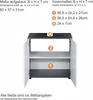 trendteam Bad 5-teilige Kombination Line/Skin Sardegna Produktbild-Vorschau 15