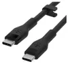 1x2 Belkin Flex Silikon-Kabel 1m USB-C/USB-C s+w  Produktbild-Vorschau 6