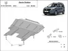Ocelový kryt podvozku pro motor Dacia Dokker Náhled obrázku produktu 3