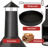 Piec ogrodowy z kominem BBQ Collection 44,5 x 44,5 x 134 cm Podgląd zdjęcia produktu 13