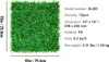 12er-Set Künstliche Hecke Pflanzenwand - 248 x 248 mm - Produktbild-Vorschau 7