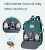 Rucksack für Mütter 2in1 mit integriertem Kinderbett - rosa Produktbild-Vorschau 3