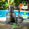 Sistema di filtraggio a sabbia AREBOS 350W 9500L/h Valvola Anteprima dell’immagine prodotto 4