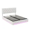 INONEFT Boxspringbett 140x200cm mit LED, Polsterbett mit Produktbild-Vorschau 11