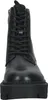 A front view of a black lace-up boot with a thick platform sole. Náhľad obrázku produktu