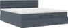 vidaXL Ottoman-Bett mit Matratze & LEDs Dunkelgrau 160x200 Produktbild-Vorschau 7