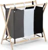 Kosz na bieliznę z 3 przegrodami, 75 x 40 x 72 cm Podgląd zdjęcia produktu 9