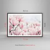 Gerahmtes Poster - Schwarzer Rahmen - Magnolie Blumen Rosa Produktbild-Vorschau 5
