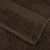 vidaXL 6-delige premium handdoekenset SOLUND, bruin, 600 Productafbeelding-voorbeeld 4