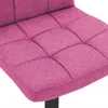 Barové stoličky s látkovým poťahom, 2 ks, rôzne farby- pink Náhľad obrázku produktu 4