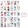 Dočasné tetování Body Art Malé listy Tetovací nálepky Náhled obrázku produktu 3