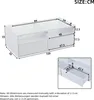 Merax Couchtisch mit LED und Glasplatte, Wohnzimmertisch Produktbild-Vorschau 11