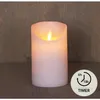 Anna's Collection führte rustikale Stumpenkerze weiß 7,5 x Produktbild-Vorschau 1